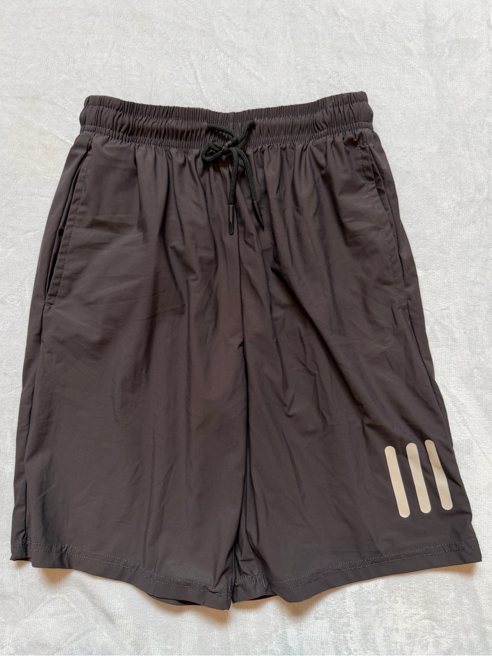 Men's Small Dark Grey Performance Athletic Activewear Lightweight Gym Shorts